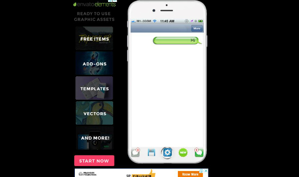classtools - mensajes de texto falsos