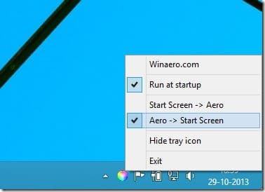 Cambiar automáticamente el color de fondo de la pantalla de inicio en Windows 8.1 Imagen 1