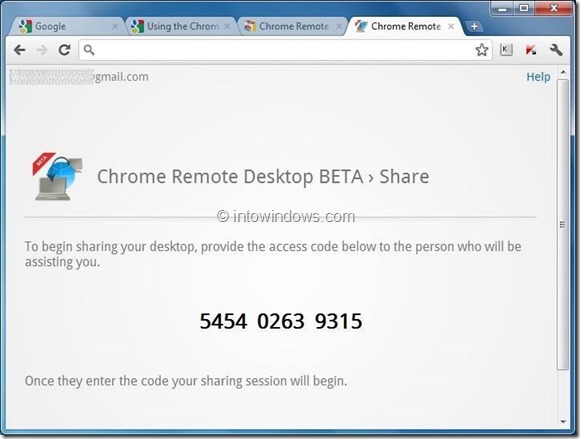 usar el escritorio remoto de Chrome step7