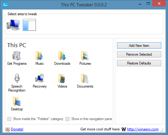 Eliminar la carpeta SkyDrive de Windows 8.1 Explorer Picture1