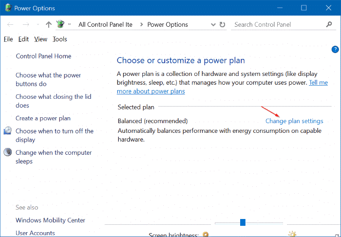 el brillo de la pantalla no aumenta en Windows 10 pic2