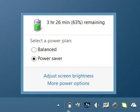 Deshabilitar el brillo automático en Windows 8.1 Step1