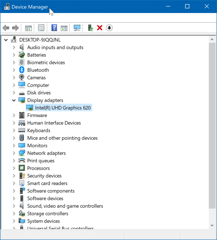 actualizar el controlador de pantalla en Windows 10 pic3