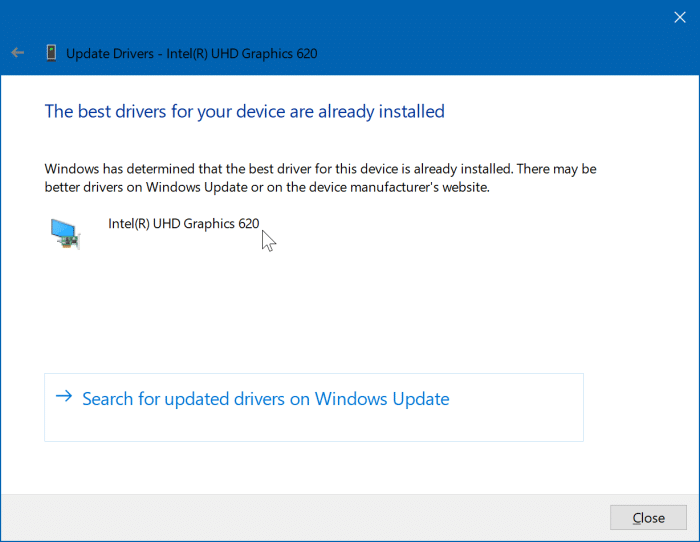 actualizar el controlador de pantalla en Windows 10 pic5