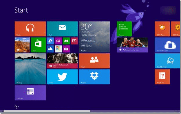 Deshabilitar la pantalla de inicio de Windows 8