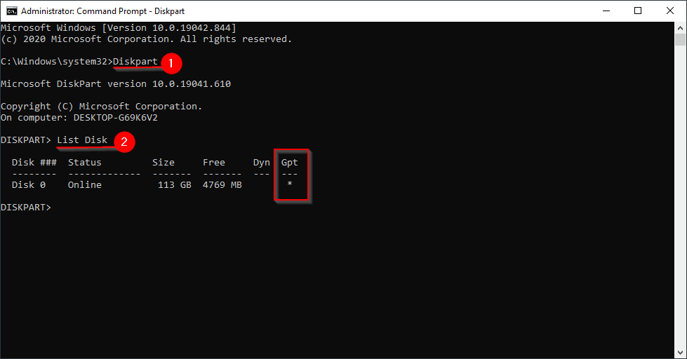 ¿Cómo verificar si una unidad de disco es GPT o MBR en Windows 10?