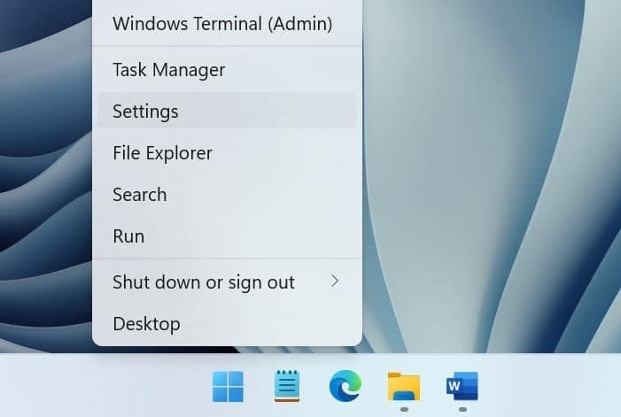 abrir la configuración en Windows 11 pic3
