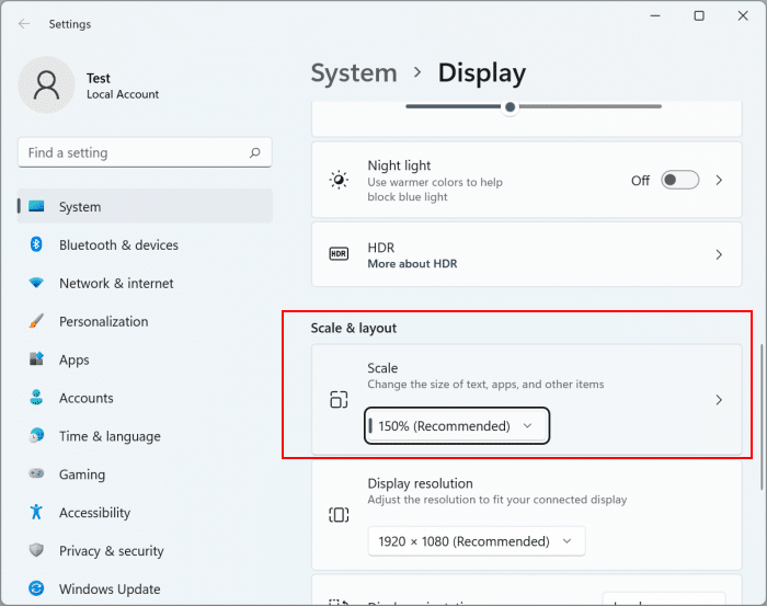 cambiar el tamaño de los iconos de la barra de tareas en Windows 11 pic9