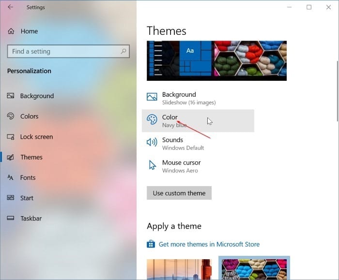 ubicación de temas en Windows 10 pic6