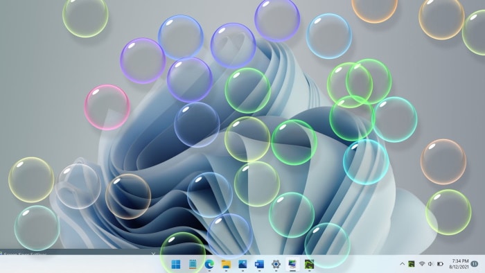 configurar el protector de pantalla en Windows 11 pic01