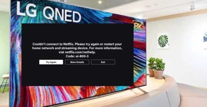 Porque no carga Netflix en mi Smart Tv LG